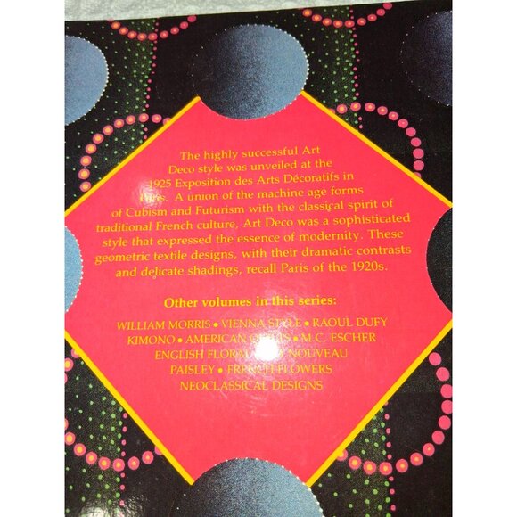 Giftwraps By Artists: Art Deco Holiday Designs Book With 16 Tear-Out Sheets - Picture 11 of 12